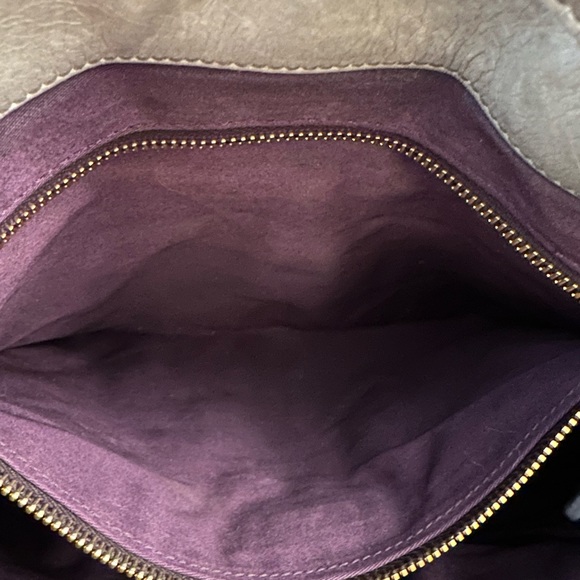 Miu Miu Pleated Leather Tote Bag - Picture 7 of 12